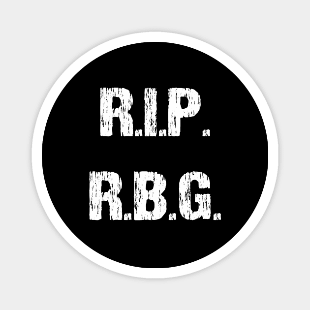 R.I.P R.G.B. Magnet by AmandaPandaBrand